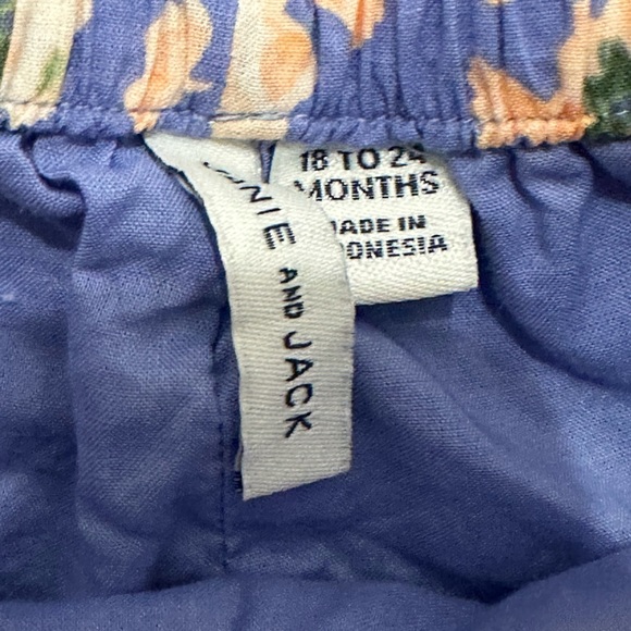 Janie and Jack Periwinkle Floral Matching Set, 18-24 MO - Picture 6 of 6